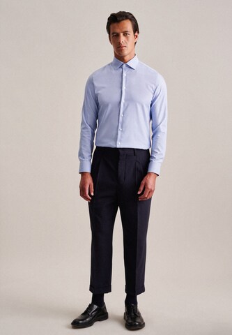 SEIDENSTICKER Slim fit Zakelijk overhemd in Blauw