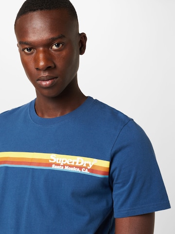 T-Shirt Superdry en bleu