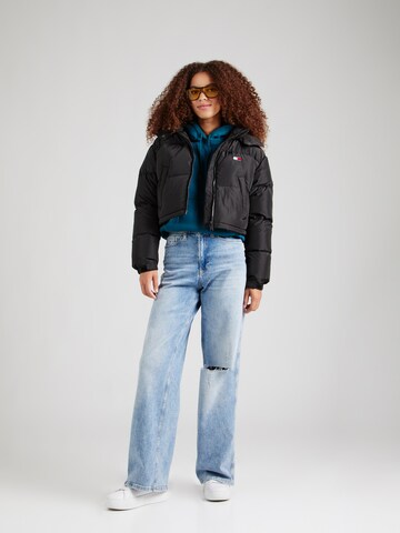 Tommy Jeans Winterjas 'ALASKA' in Zwart