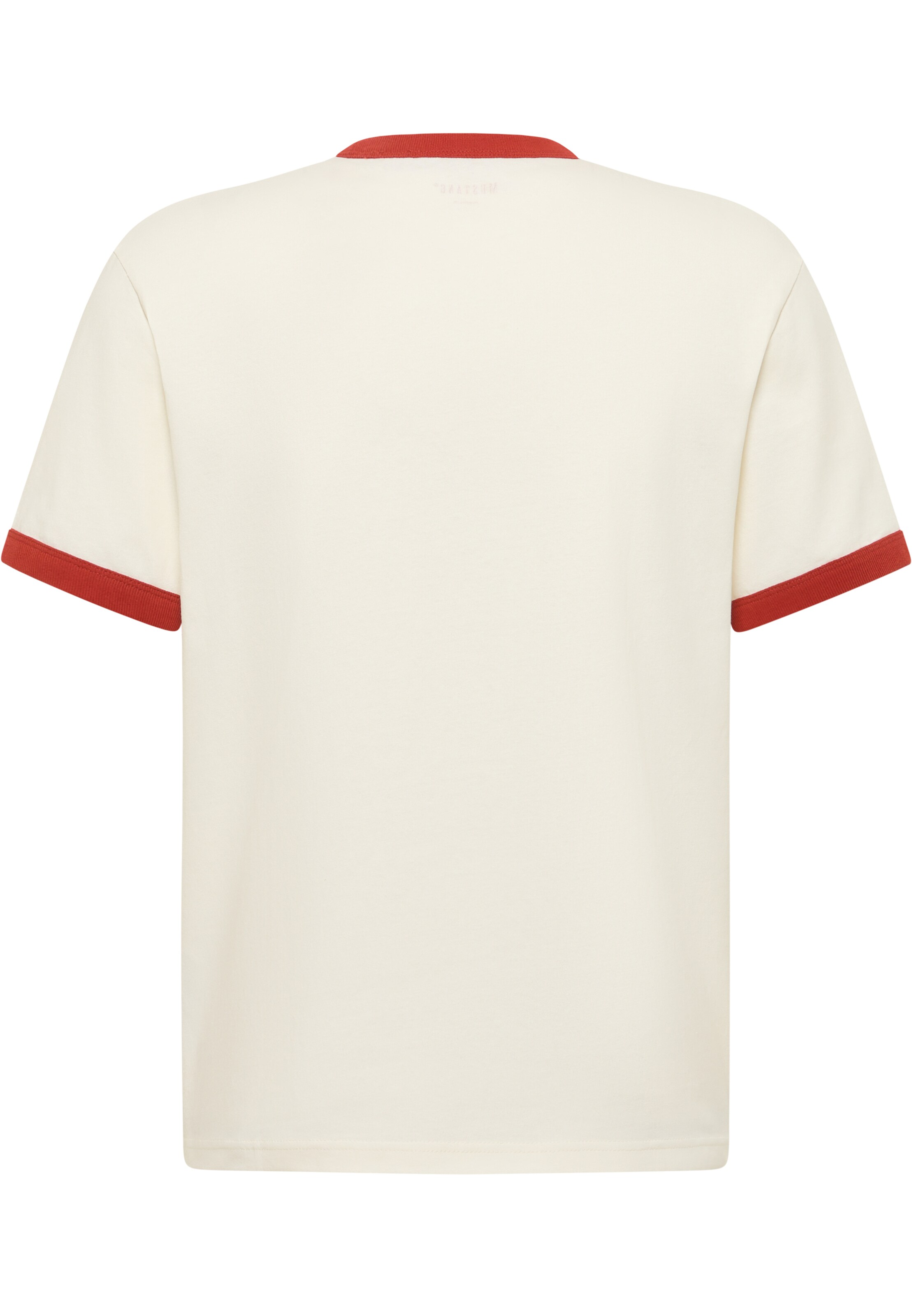 MUSTANG Shirt 'Akron' in Weiß