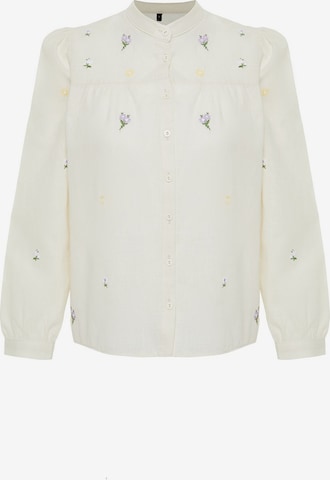 Chemisier Trendyol en beige : devant