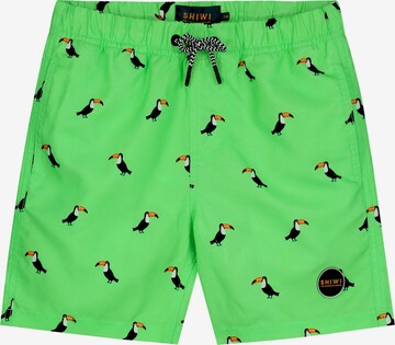 Pantaloncini da bagno di Shiwi in verde: frontale