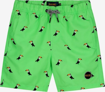 Shorts de bain Shiwi en vert : devant