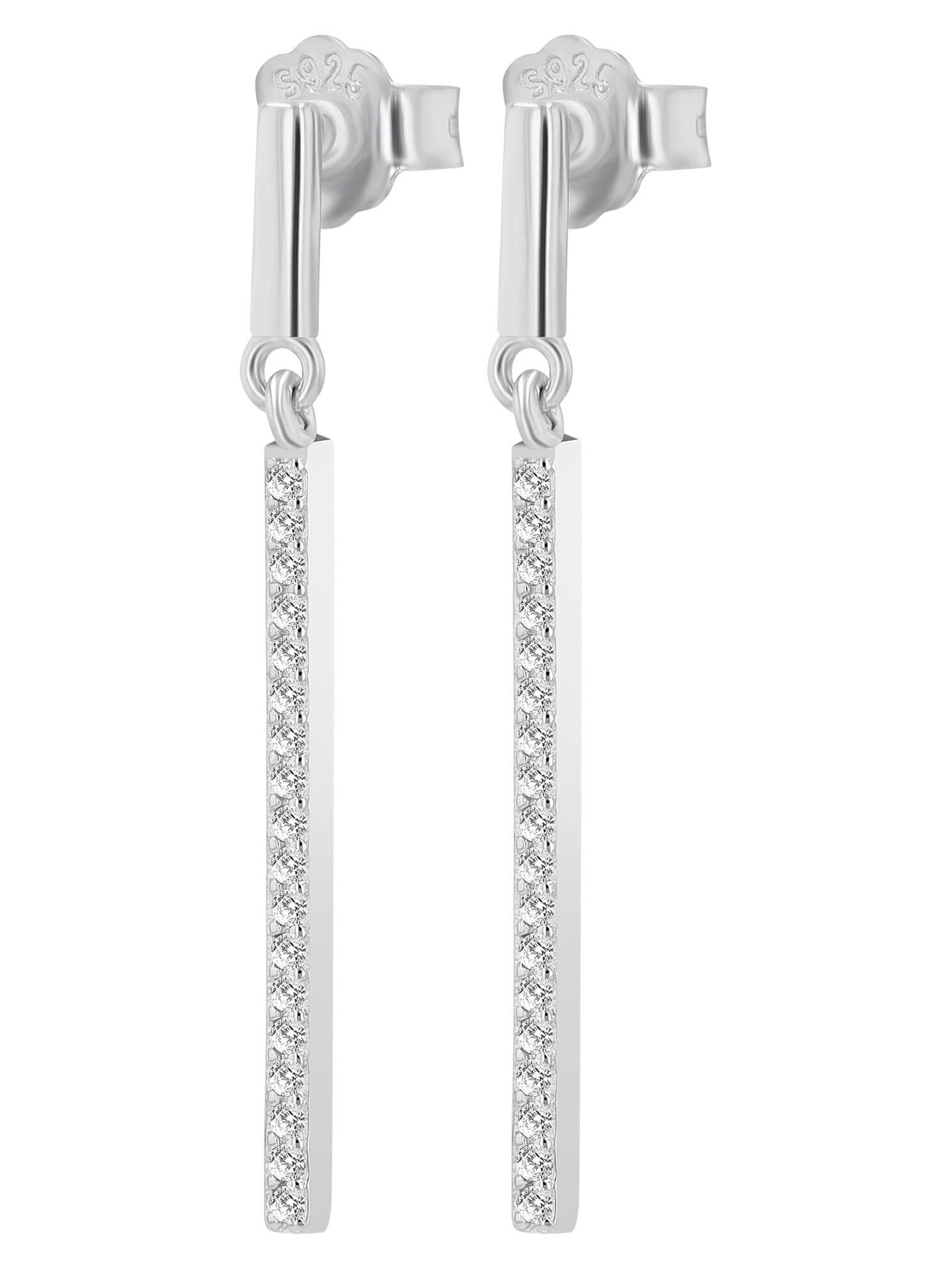 Akzent Earrings 'Adina, 925 Sterlingsilber, langlebig' in Silver