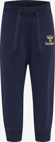 Effilé Pantalon 'Signe' Hummel en bleu : devant