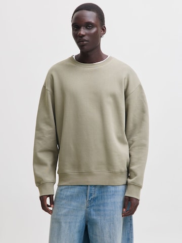Sweat-shirt 'JJEACE' JACK & JONES en vert : devant