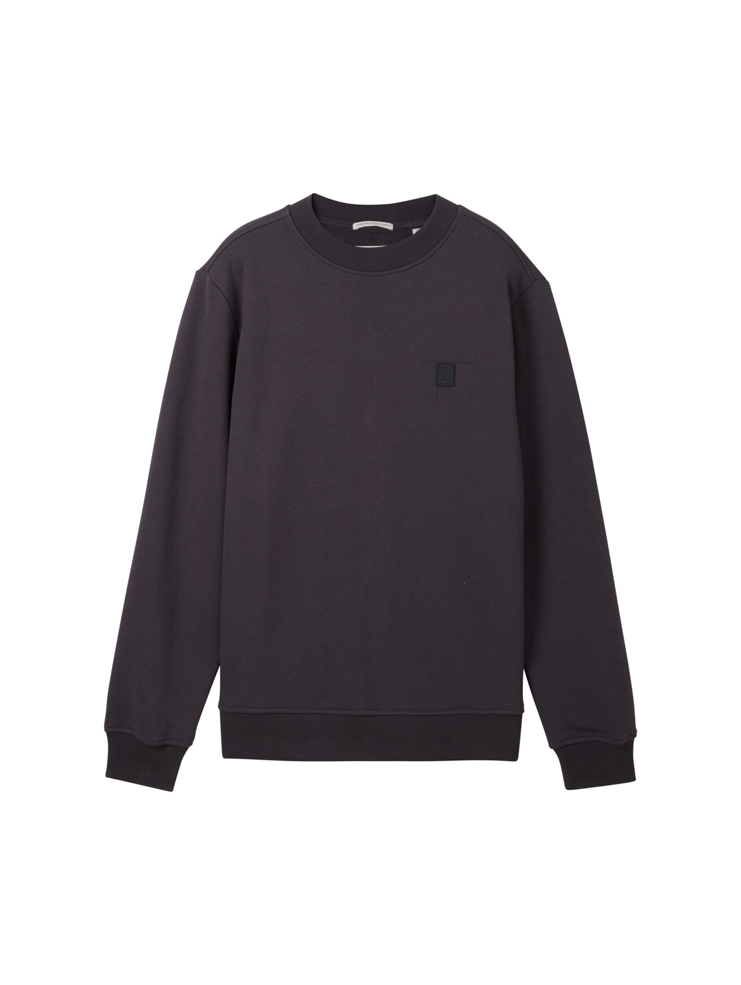 TOM TAILOR Sweatshirt in Grey: front