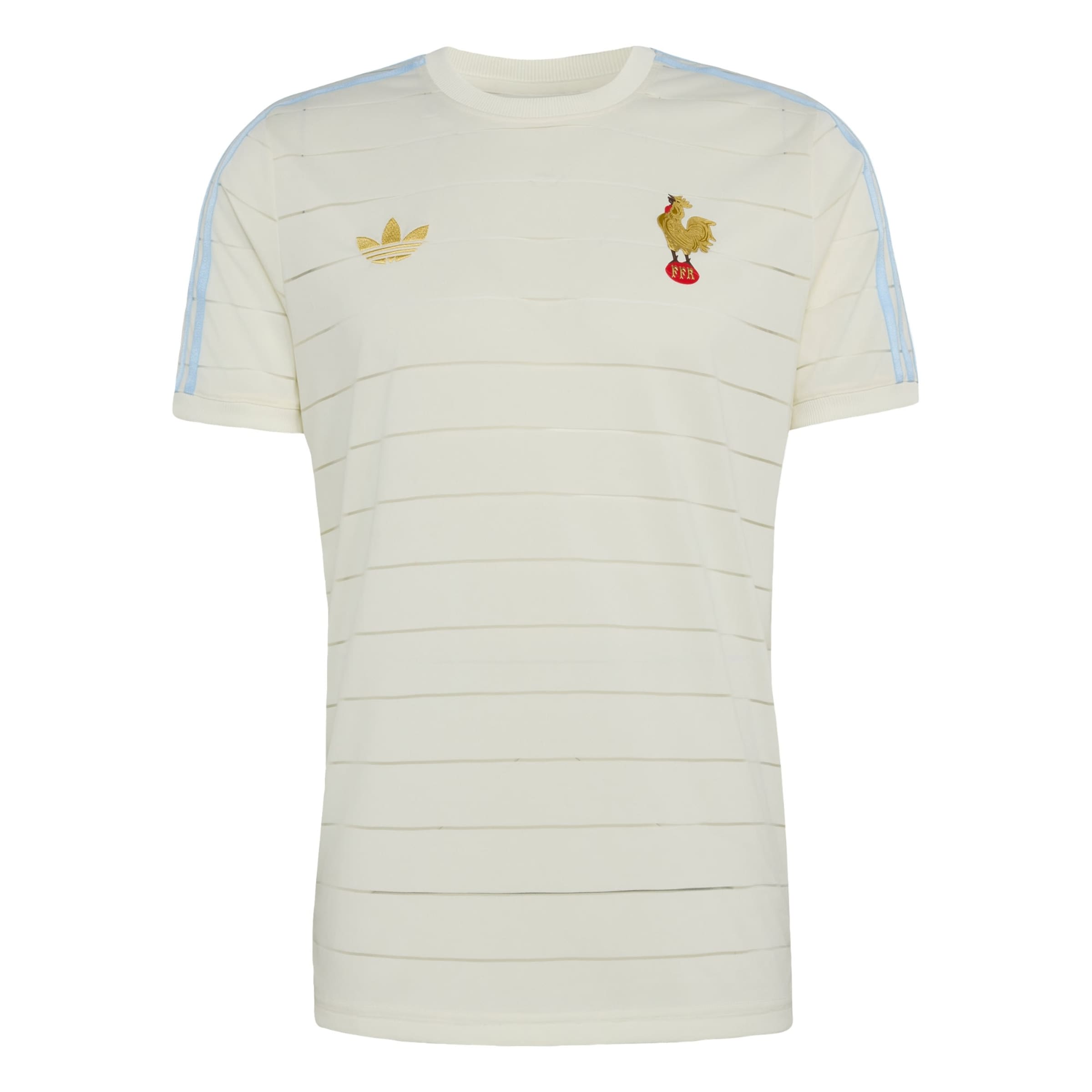ADIDAS PERFORMANCE Jersey 'Frankreich Rugby 120 Years' in White: front