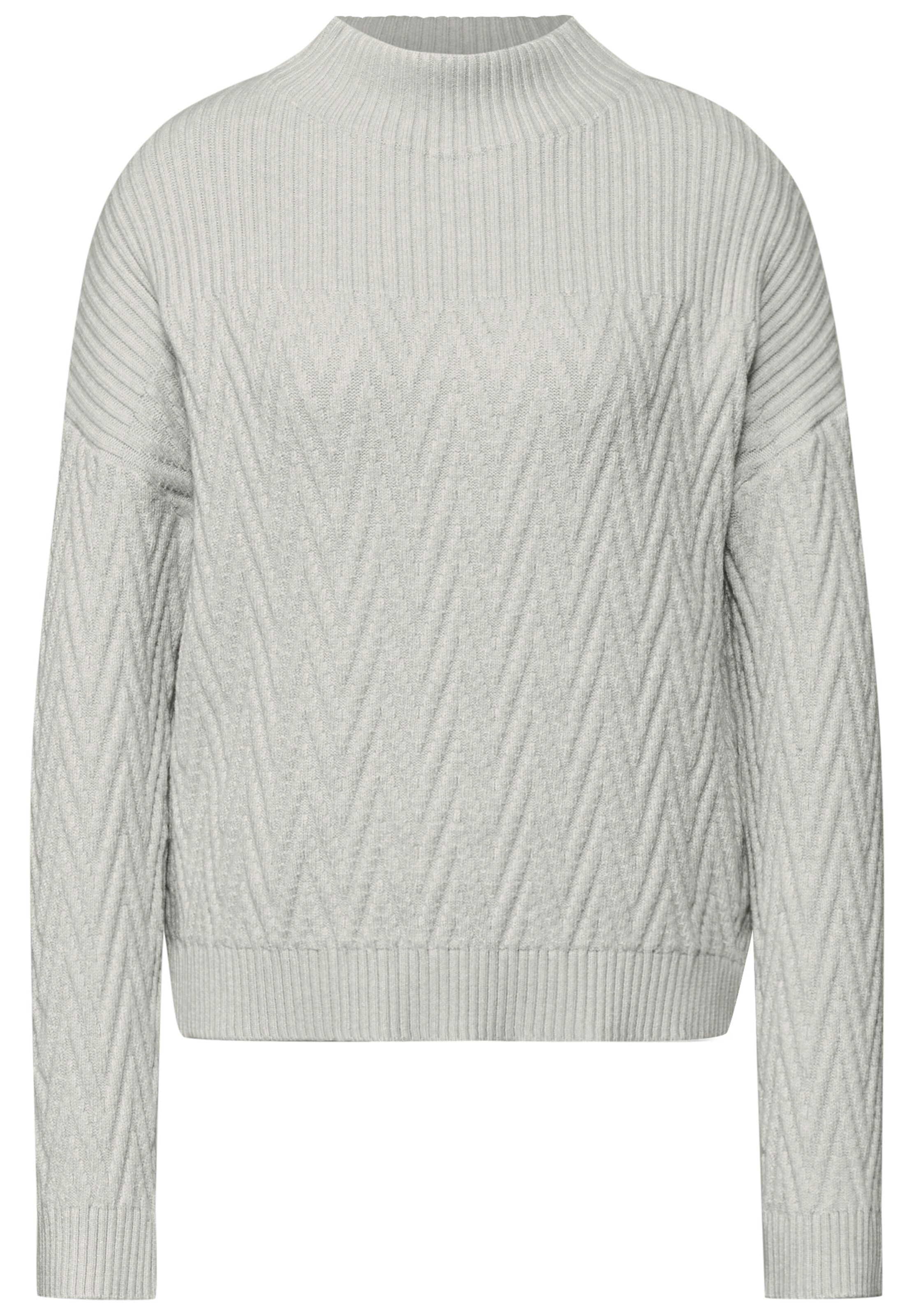 STREET ONE Pullover in Grau: Vorderseite