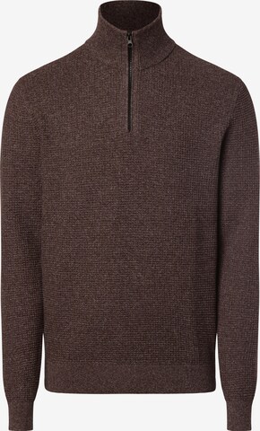 Nils Sundström Sweater ' ' in Brown: front