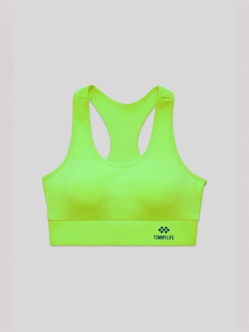 Top sportivo di Tommy Life in verde: frontale