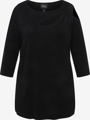 Ulla Popken Shirt in Black: front