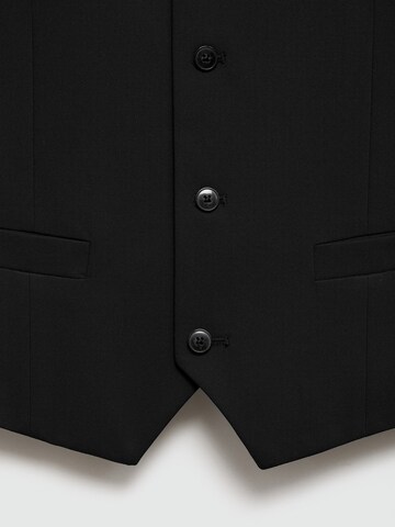 MANGO MAN Suit vest 'PARIS' in Black