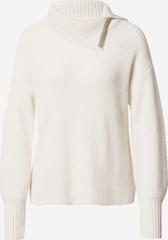 Pull-over s.Oliver BLACK LABEL en blanc : devant