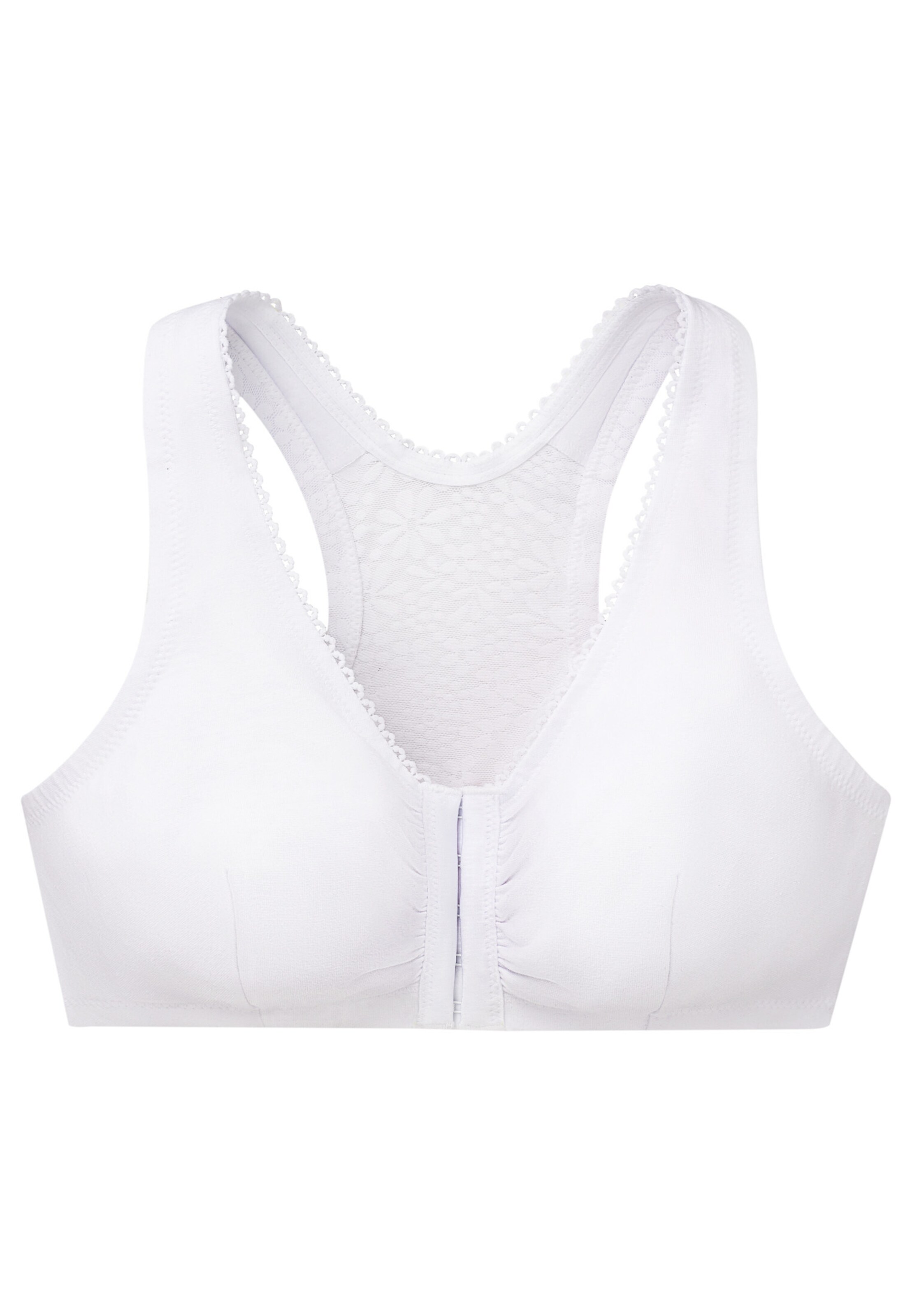 GLAMORISE Bralette Bra 'PerfectComfort' in White