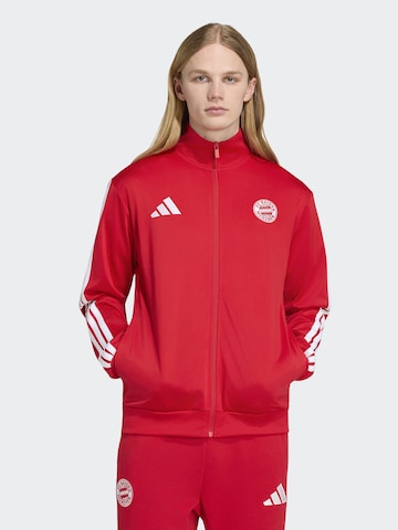 ADIDAS PERFORMANCE Sportovní mikina 'FCB DNA' – červená: přední strana