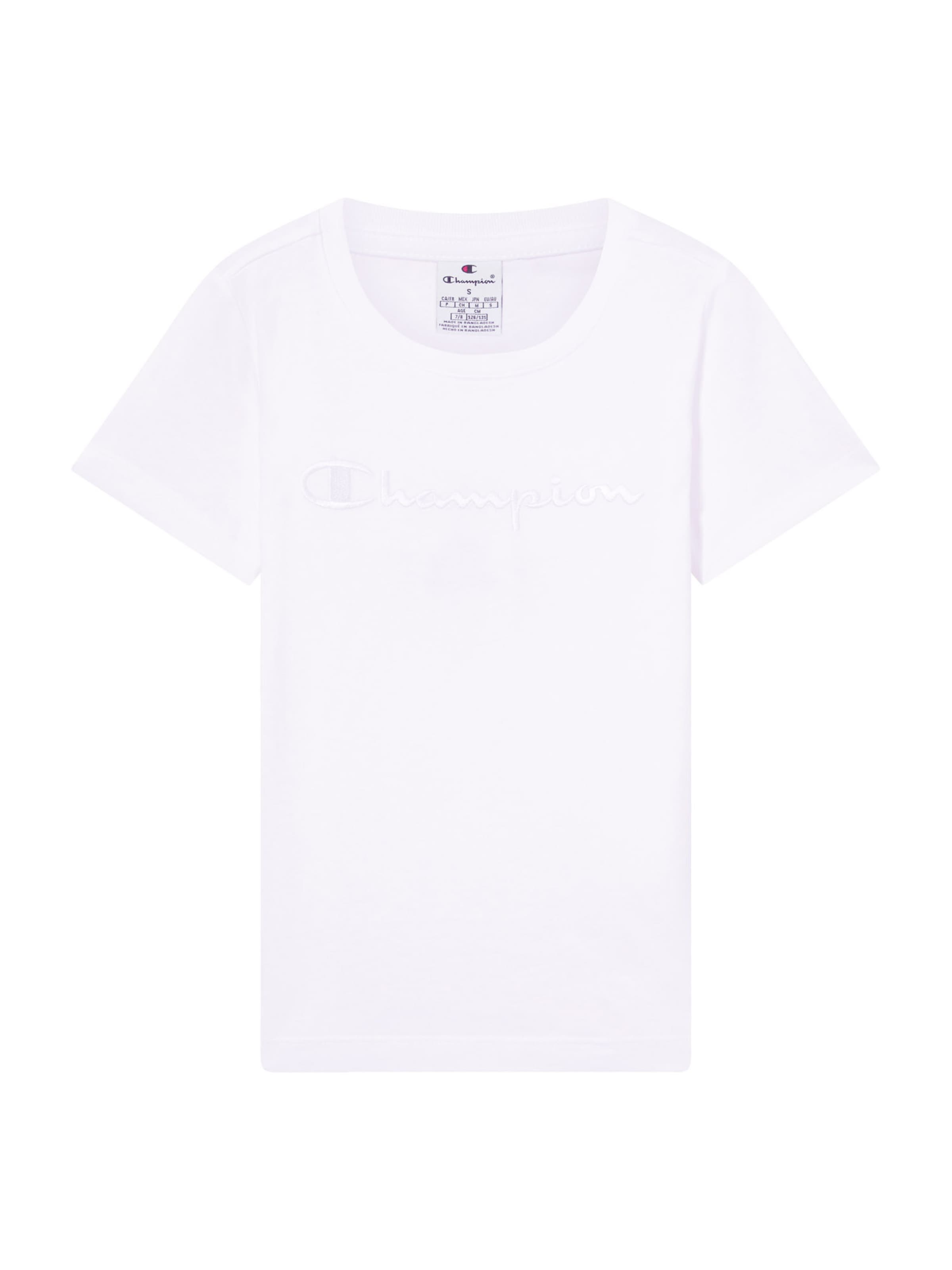 Champion Authentic Athletic Apparel - Camiseta en blanco: frente