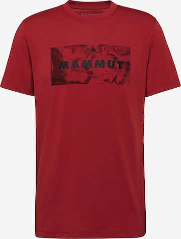 MAMMUT T-Shirt ‘Trovat’ in Rot: Vorderseite