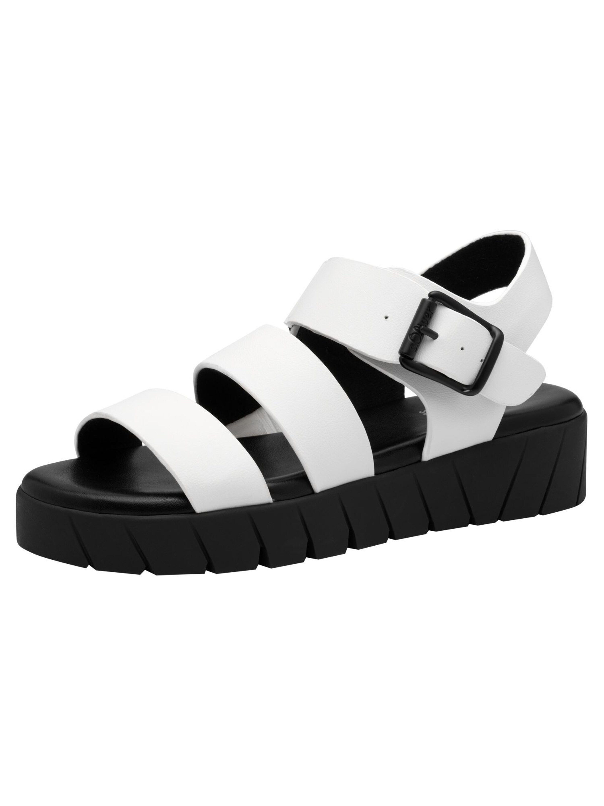 s.Oliver Sandals in White: front