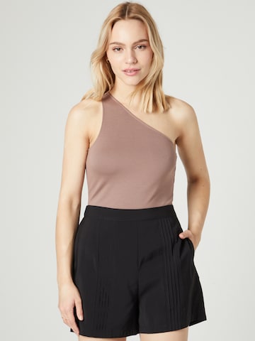 Guido Maria Kretschmer Women Top 'Halina' in Beige: predná strana