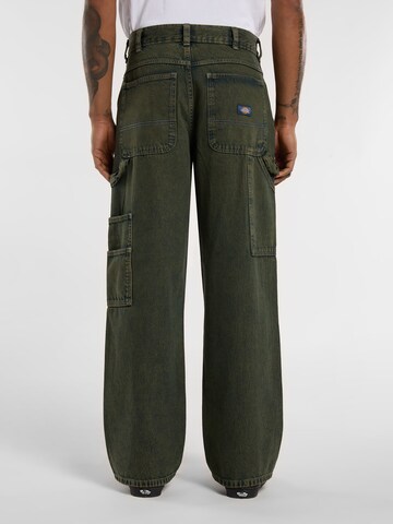DICKIES Baggy Jeans i grön