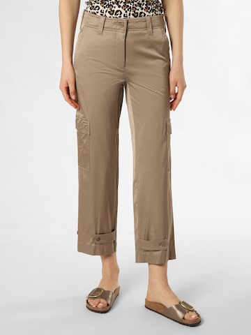 Cambio Regular Cargo Pants 'Kalla' in Brown: front