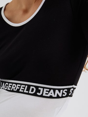 KARL LAGERFELD JEANS - Camisa body em preto