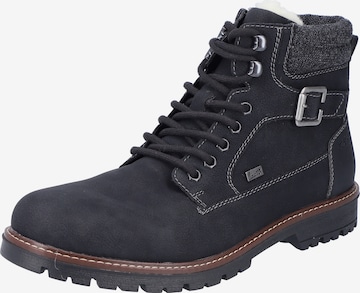 Rieker Veterboots 'F3642' in Zwart: voorkant