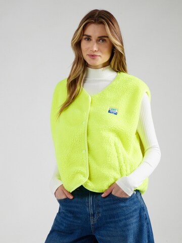 Gilet 'HOKTOWN' di AMERICAN VINTAGE in giallo: frontale