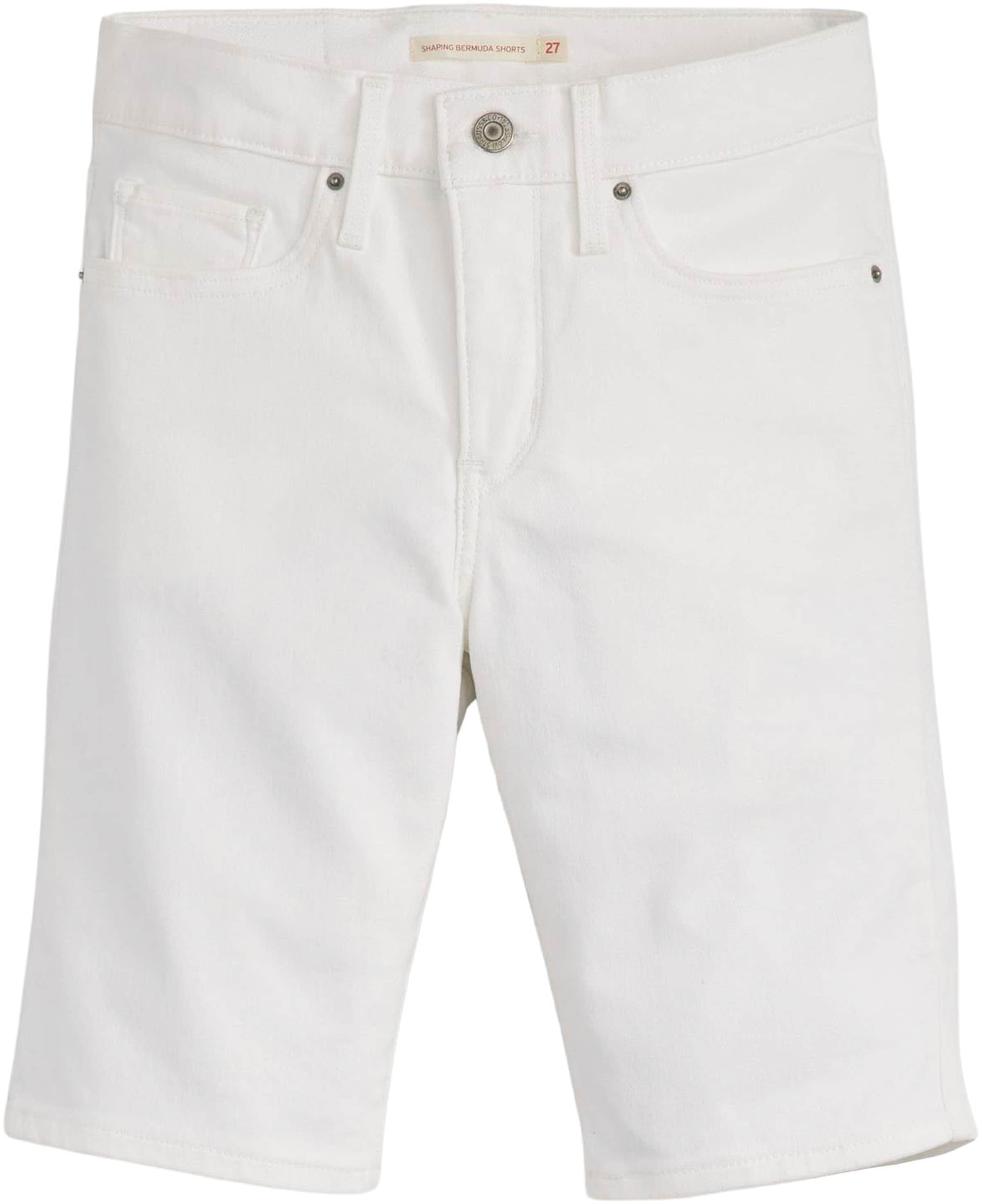 LEVI'S ® Jeans 'Shaping Bermuda' in White, Item view