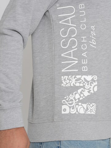 NASSAU Beach Club Sweatshirt 'NB231043' in Grey