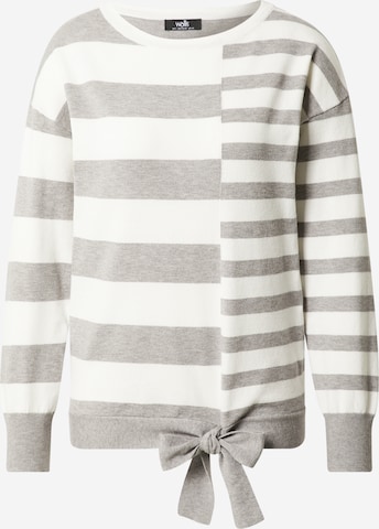 Pull-over Wallis en gris : devant