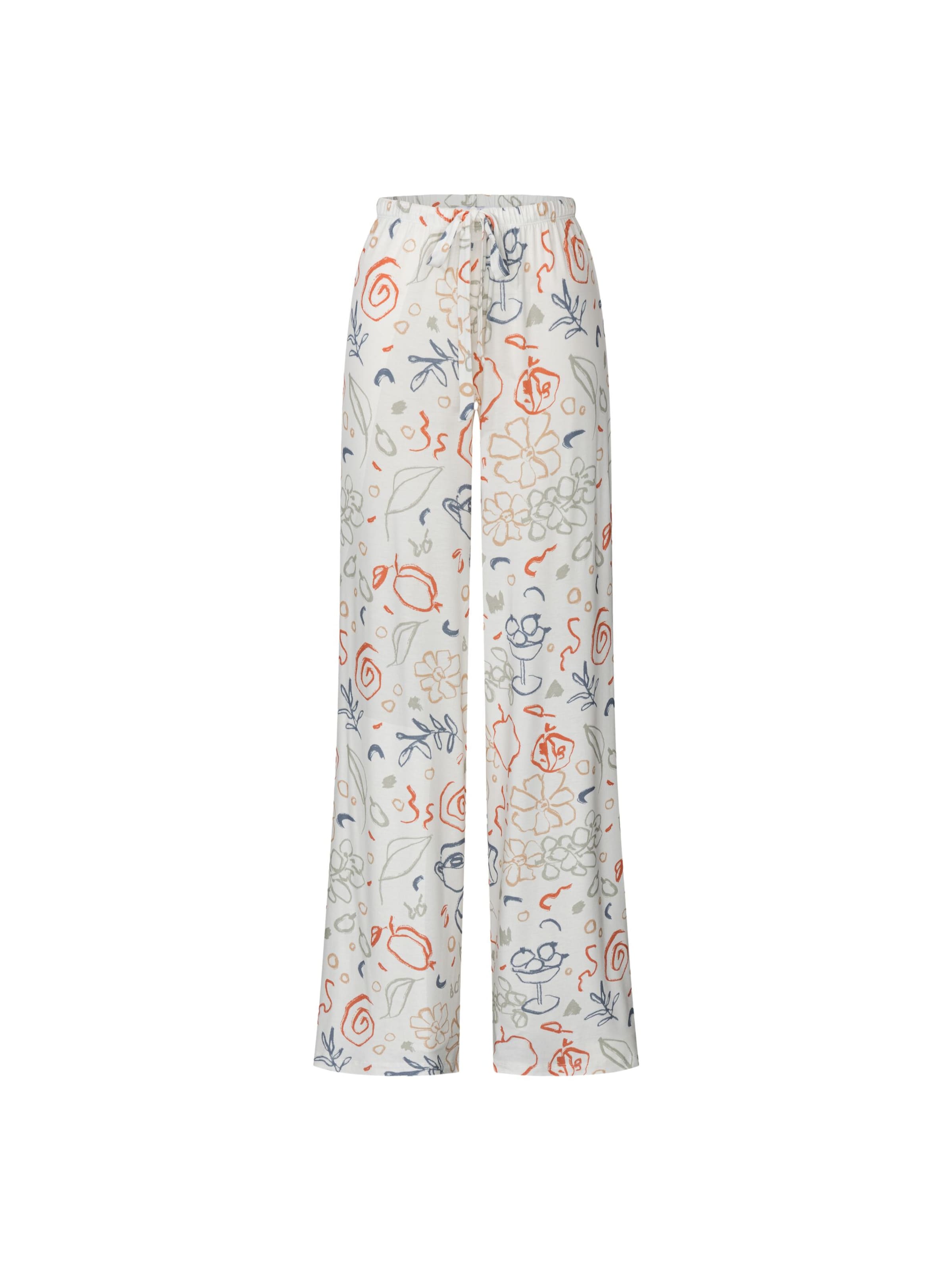 Pantalon de pyjama 'Bella long' Myjama en blanc : devant