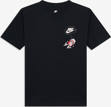 Nike Sportswear Shirt in Zwart: voorkant