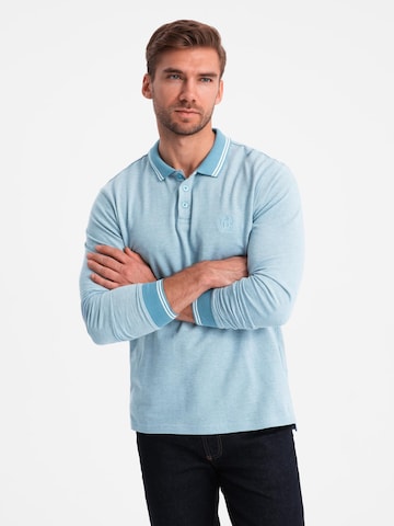 T-Shirt 'OM-POLS-0129' Ombre en bleu