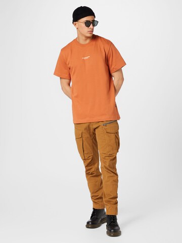 G-Star RAW Majica | oranžna barva