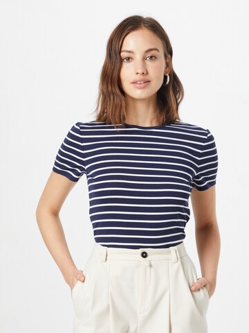 T-shirt 'ALLI' Lauren Ralph Lauren en bleu : devant