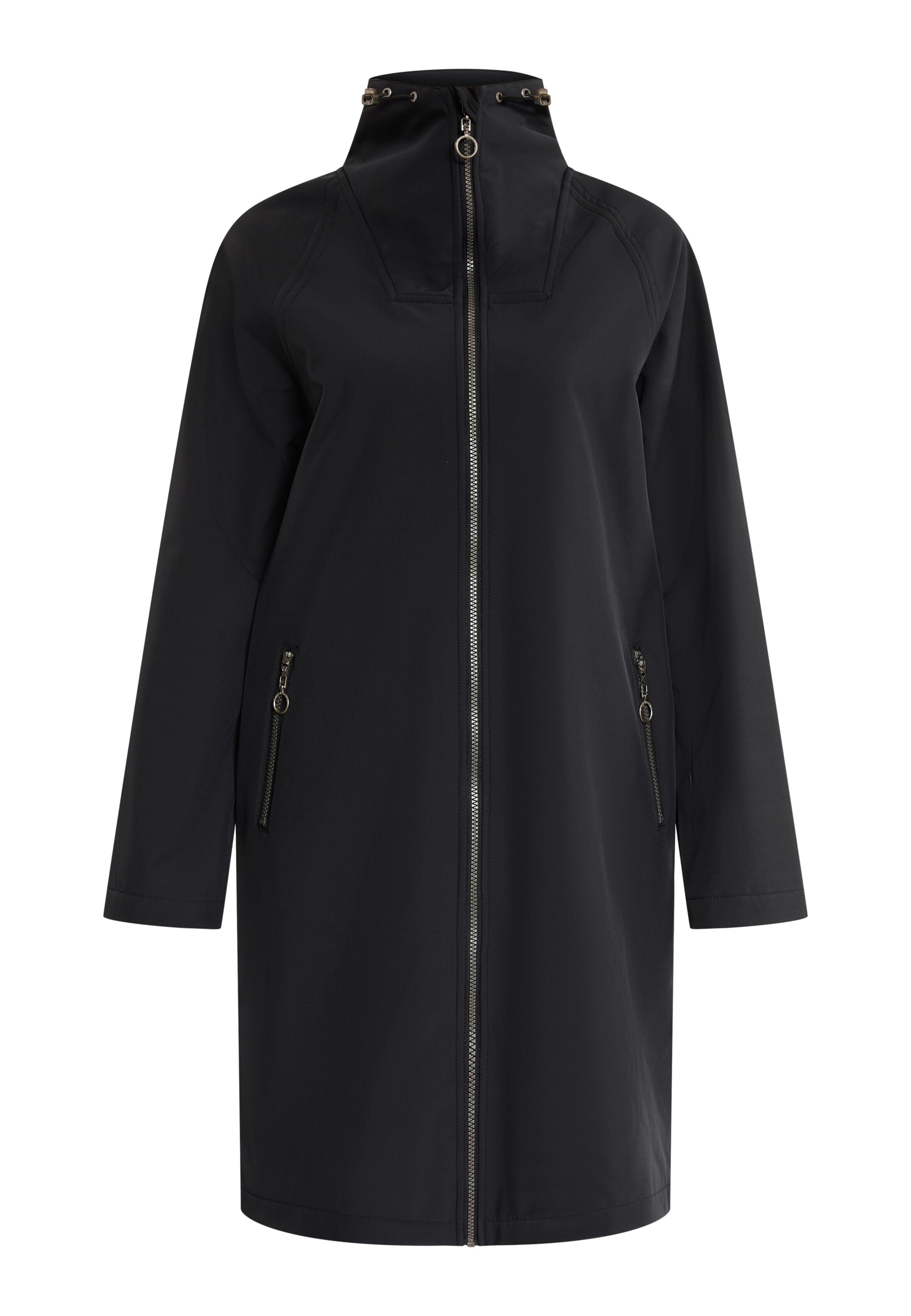 DreiMaster Maritim Funkčný kabát - Čierna: predná strana