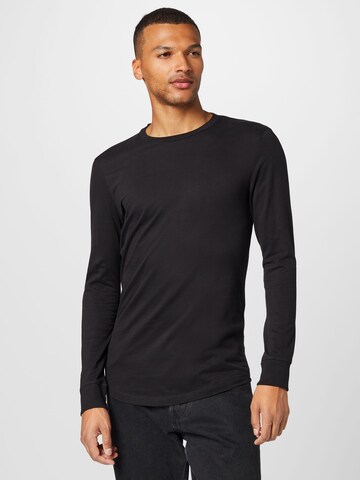 T-Shirt TOM TAILOR DENIM en noir : devant