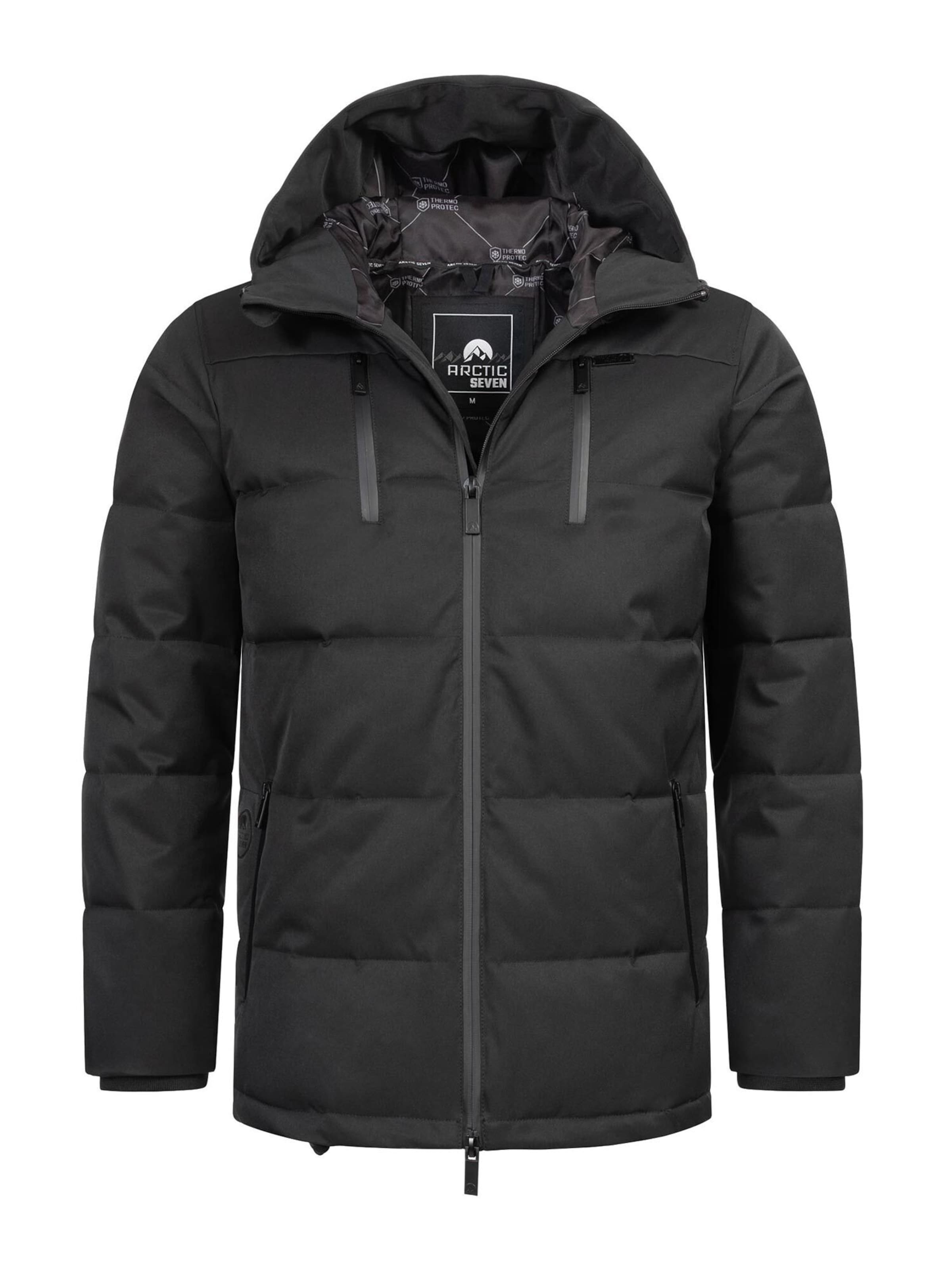 Arctic Seven Winter Jacket 'AS455' in Black