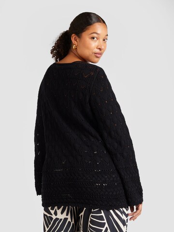 Vero Moda Curve Свитер 'VMCLUA' в Черный