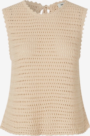 modström Top ' MieMD ' in Beige: voorkant