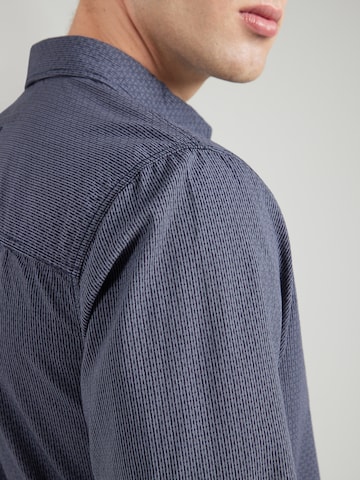 CAMP DAVID Slim fit Button Up Shirt in Blue