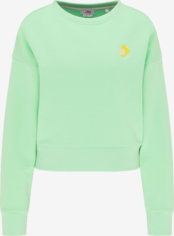 Sweat-shirt MYMO en vert : devant