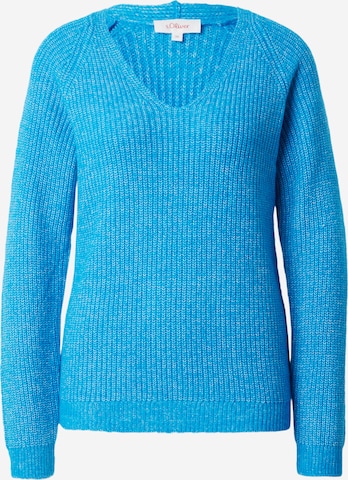 Pull-over s.Oliver en bleu : devant