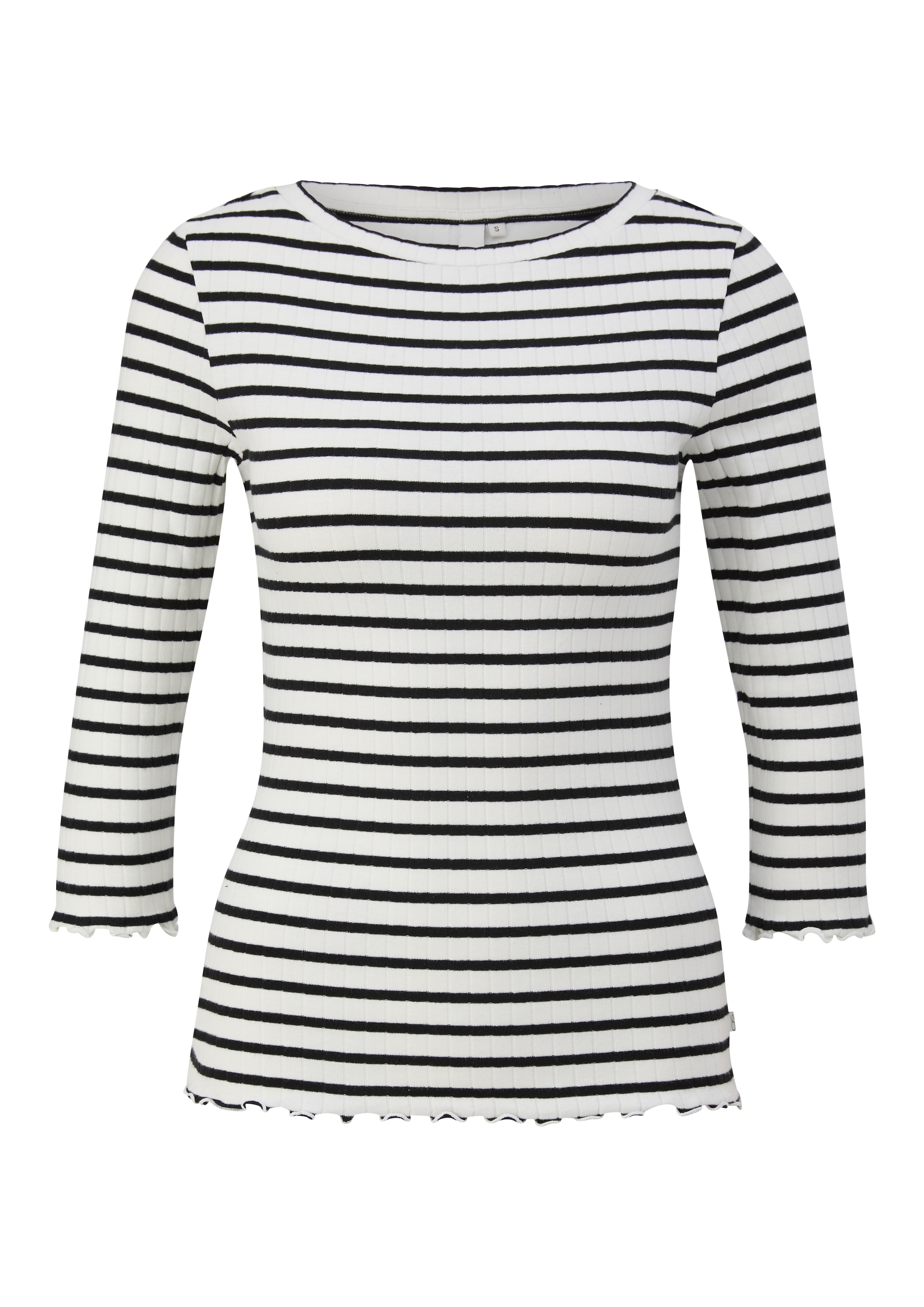 QS Shirt in Weiß: Vorderseite