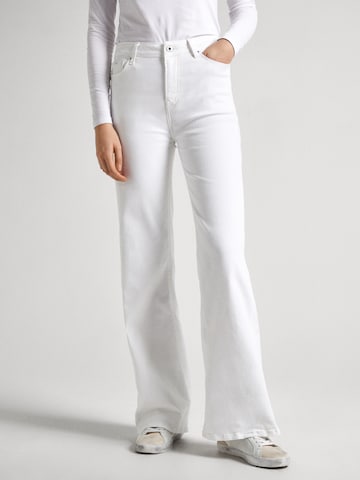 évasé Jean Pepe Jeans en blanc