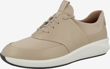 CLARKS Sneakers 'Un Rio Lace' in Beige: front