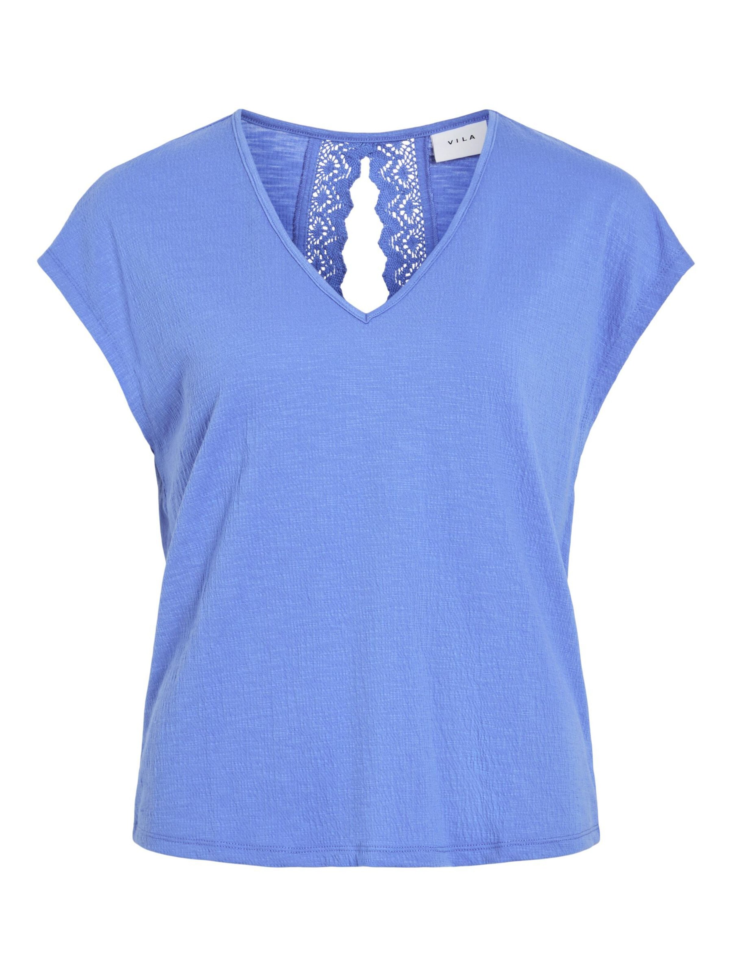 VILA Bluse 'VISyma' i blå: forside
