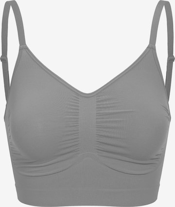 cfab (formerly creamy fabrics) BH 'Comfort Bralette' in Grau: Vorderseite